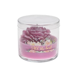 Illatgyertya üvegben peonia 300 g