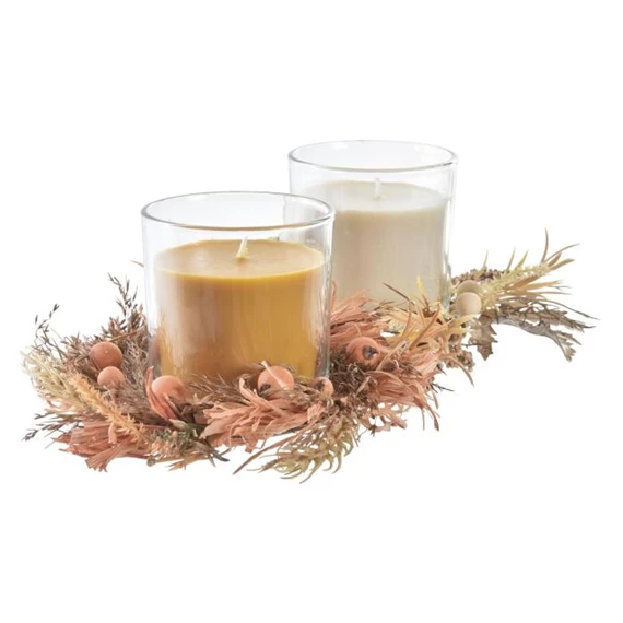 Illatgyertya 15,5x15,5x9 cm 2 féle