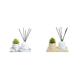 Illatosító pálcával, virággal 21x10x20 cm 2 féle