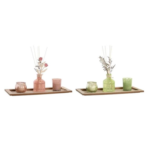 Illatosító szett pálcával, gyertyával 100 ml 6x6x9 cm 3 féle S/3