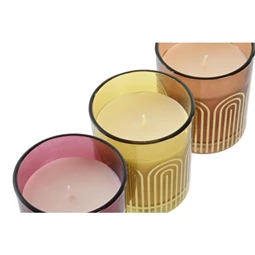 Illatgyertya 9x9x10 cm 3 féle