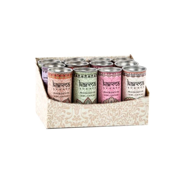 Illóolaj 15 ml 3,5x3,5x8 cm 6 féle