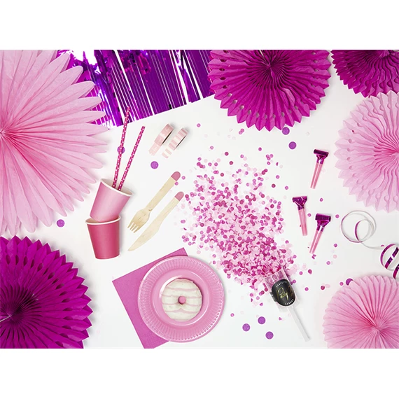 Irizáló szalag rózsaszín 3,8 m S/18