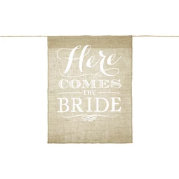 Jelzőtábla itt jön a menyasszony 41x51 cm