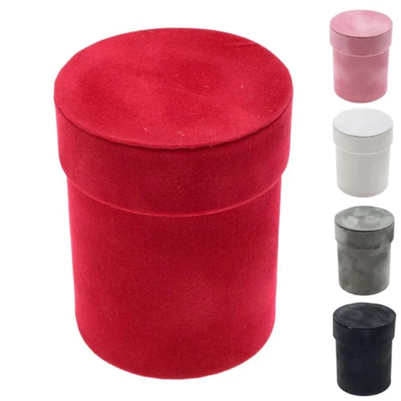 Kalapdoboz kerek 9x25x7 cm 4féle