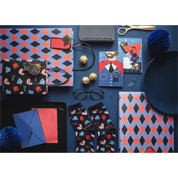 Kártya szuperhős kulcstartóval, 12x16 cm