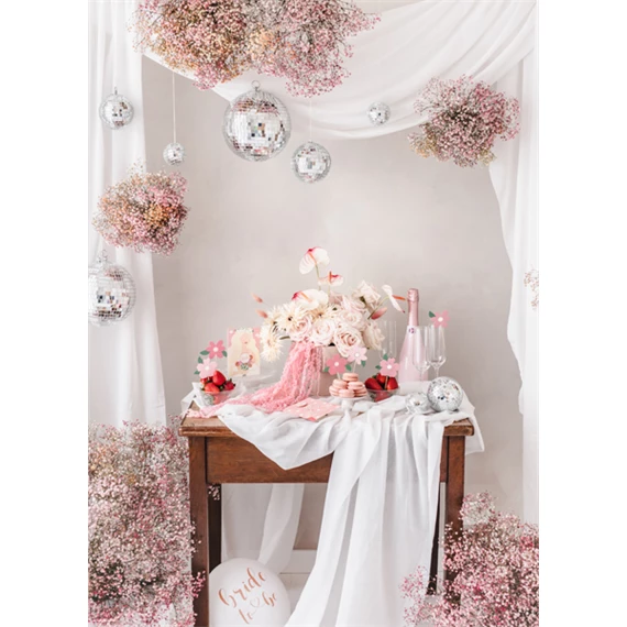 Kártya zománc kitűzővel menyasszony, 10,5x15 cm