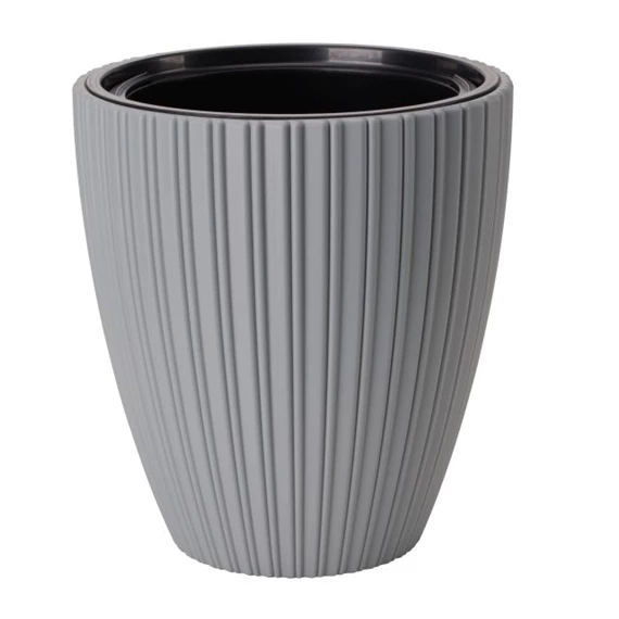 MIKA kaspó kerek, ültető betéttel 40 cm