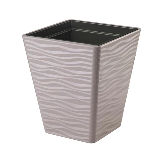 SAHARA SLIM kaspó szögletes, ültető betéttel 29x56 cm