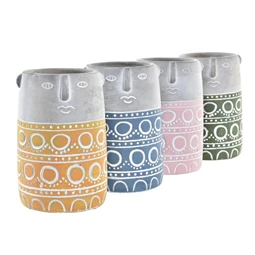 Kaspó arccal 12x12x18 cm 4 féle