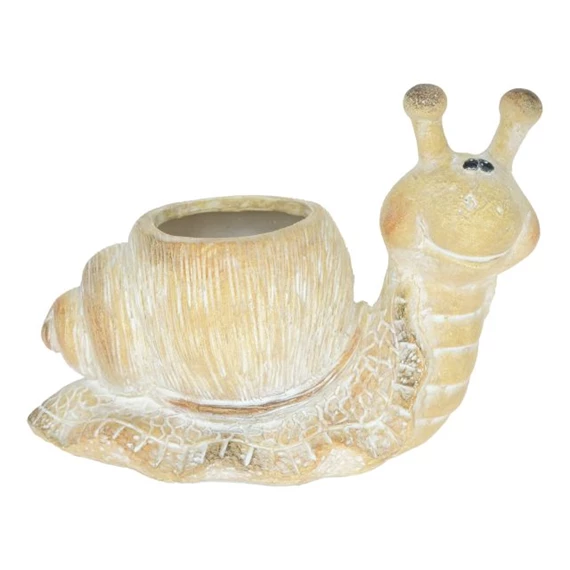 Kaspó ültethető, csiga 17,5x10x13 cm