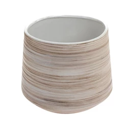 Kaspó csíkos 18x18x15 cm