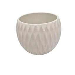 Kaspó gömb mintával 16x13,5 cm