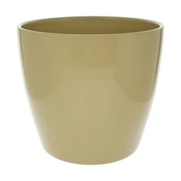 Kaspó kerek, mázas 20x20x18 cm