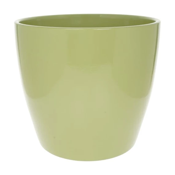 Kaspó kerek, mázas 28x28x23 cm