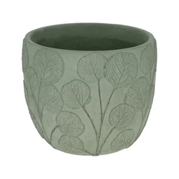 Kaspó levél mintával 17,3x17,3x14,8 cm