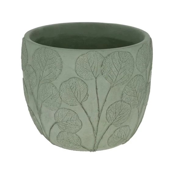 Kaspó levél mintával 20,7x20,7x17,8 cm