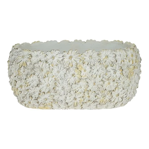 Kaspó Margaréta mintával 25x14,5x11 cm