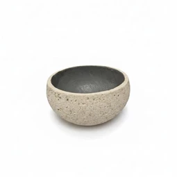 Kaspó kerek műkő 32x16 cm homok