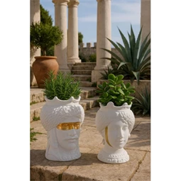 Kaspó nő, férfi 15x15x45438 cm 2 féle