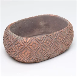 Kaspó ovális 20x13x7 cm