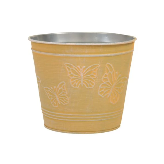 Kaspó pillangó mintával 14x12 cm