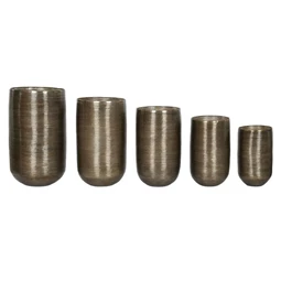 Kaspó szett kerek 50x50x89 cm S/5