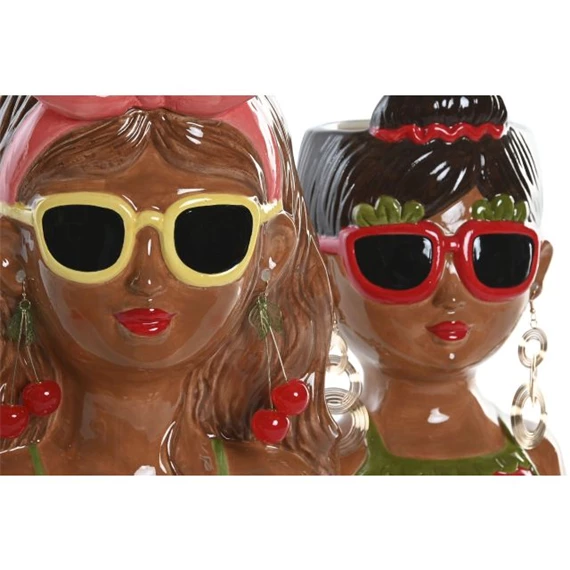 Kaspó szett nő 22x14x25 cm 2 féle