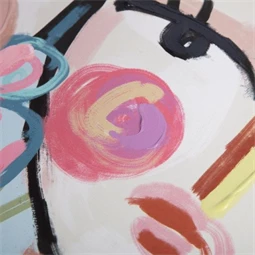 Kép absztrakt arcok 70x3,7x50 cm 2 féle