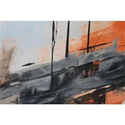 Kép keretes, absztrakt 80x3,5x120 cm 2 féle