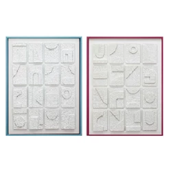 Kép keretes, absztrakt 60x3,8x80 cm 2 féle