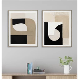 Kép keretes, absztrakt 82x3,8x102 cm 2 féle