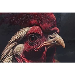 Kép keretes, állat 64x4,5x84 cm 4 féle