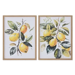 Kép keretes, citrom 30x1,8x40 cm 2 féle