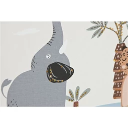 Kép keretes, dzsungel állatok 35x2,6x35 cm 2 féle