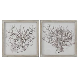 Kép keretes, korall 50x2x50 cm 2 féle