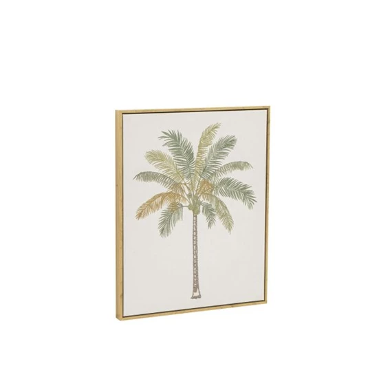 Kép keretes, pálmafa 3D-s 40x3,2x50 cm 2 féle