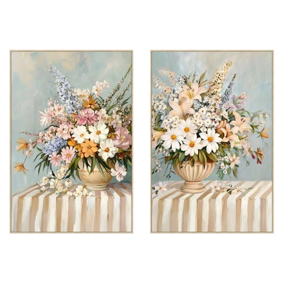 Kép keretes, virágváza 83x4,5x123 cm 2 féle
