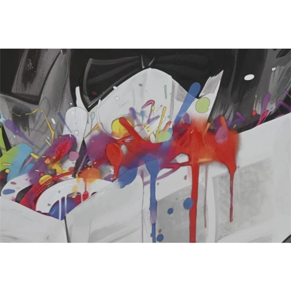 Kép kézzel festett 82,5x3,5x82,5 cm 2 féle