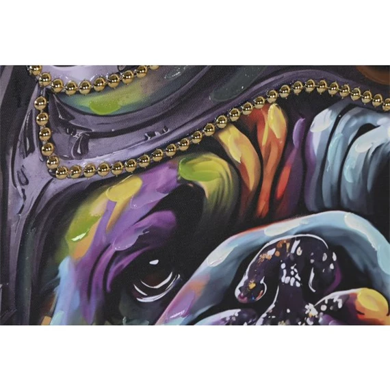 Kép kutya, kézzel festett 60x3x90 cm 2 féle