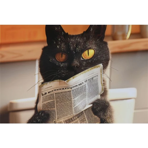 Kép macska 40x1,8x60 cm 4 féle