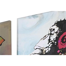 Kép majom 70x1,8x50 cm 4 féle