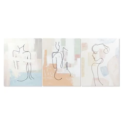 Kép nő absztrakt 80x3,7x100 cm 3 féle