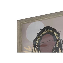 Kép nő, keretes 32,5x3,5x42,5 cm 2 féle