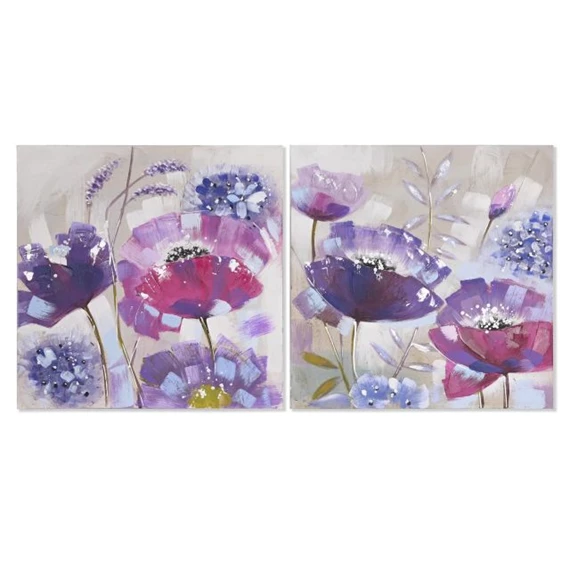 Kép pipacsok 80x3,5x80 cm 2 féle