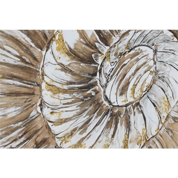 Kép tengeri csillag, kagyló, kézzel festett 60x3x60 cm 2 féle