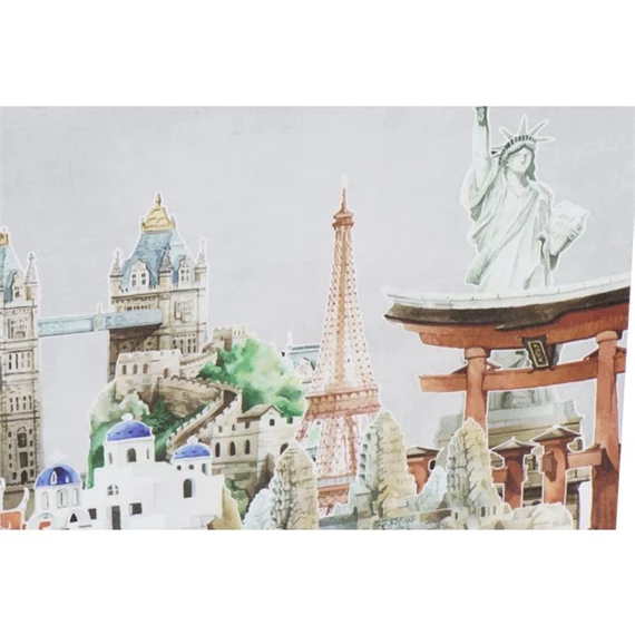 Kép város 90x2x30 cm 2 féle