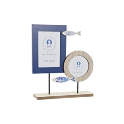 Képkeret többfotós halak 25x6x29 cm