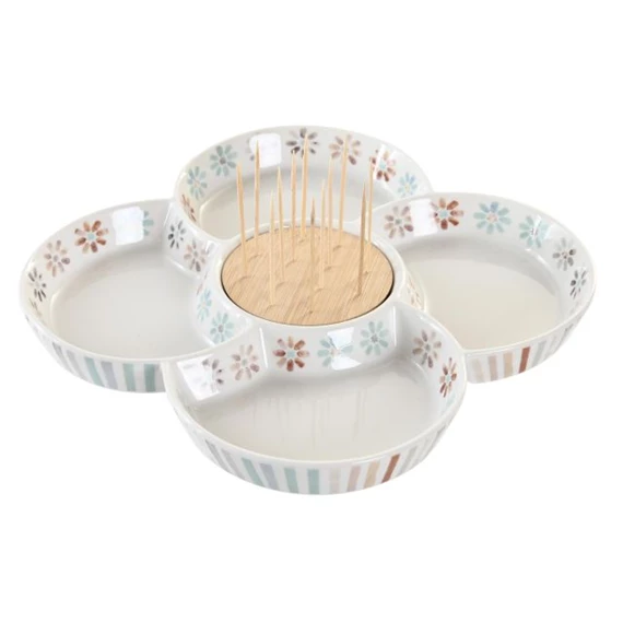 Kínáló előételhez 22x22x3 cm