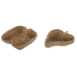 Kínáló levél formájú 28x24x6 cm 2 féle